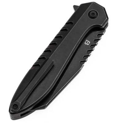 Kansept Kosame Blackwash 154CM,Blackwash Ti with Black &amp; Red G-mascus T1093F5 - KNIFESTOCK