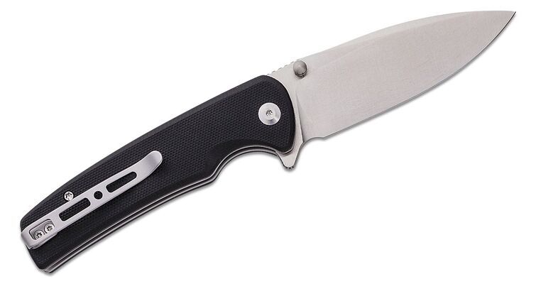SENCUT Sachse Black G10 Handle Satin Finished 9Cr18MoV Blade S21007-5 - KNIFESTOCK