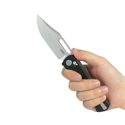 Kubey TBO Satin 14C28N ,Black G10 KU396A - KNIFESTOCK