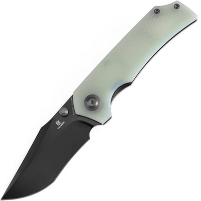 TENABLE Fermi Black TiCn Coated 14C28N Liner Lock T1122A2 - KNIFESTOCK