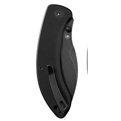 Petrified Fish PFB06 Zonda 14C28N Black Stonewashed Black G10 PFB06DDW - KNIFESTOCK