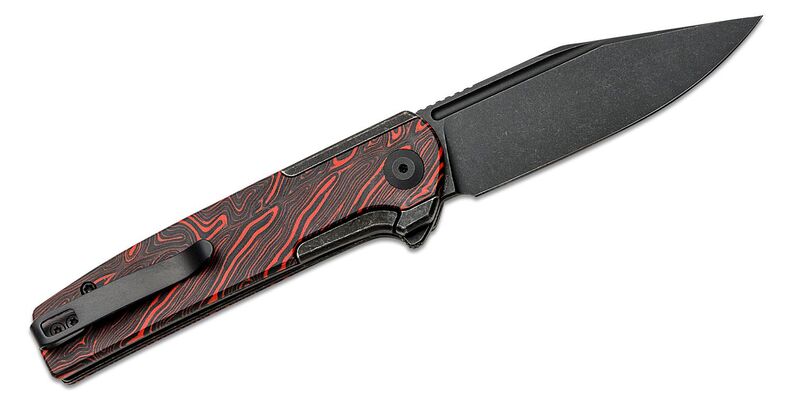 Civivi Cachet Black Stonewashed/G10 Black, Red C20041C-1 - KNIFESTOCK