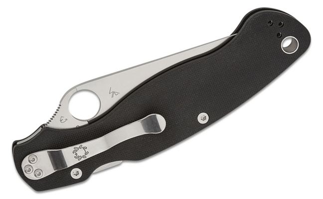 Spyderco Military 2 Black G-10 Reveal 13 C36GPS2 - KNIFESTOCK