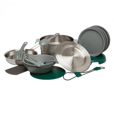 STANLEY ADVENTURE series Base Camp Cook Set 21pcs - Stainless Steel - KNIFESTOCK