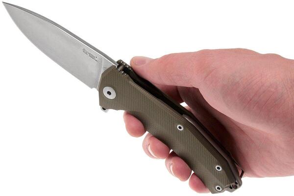 Lionsteel Liner Lock Sleipner Blade, GREEEN G10 handle, IKBS KUR GR - KNIFESTOCK