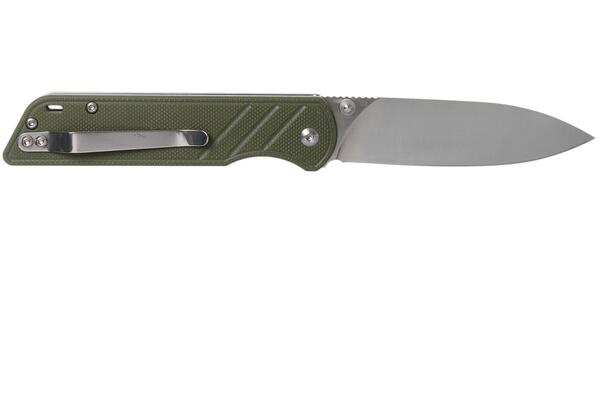 QSP Knife Parrot, Satin D2 Blade, Green G10 Handle QS102-B - KNIFESTOCK