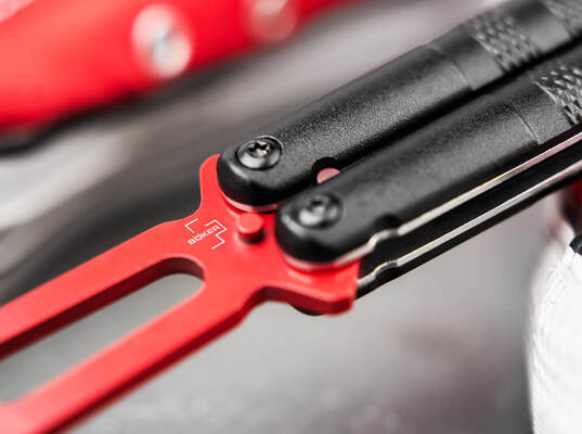 Böker Plus Balisong Relack Trainer Red/Black 01BP0049 - KNIFESTOCK