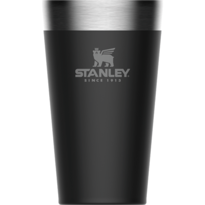STANLEY The Stacking Beer Pint .47L / 16oz Matte Black - KNIFESTOCK