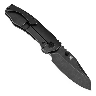 Kansept CAVEMAN Blackwash CPM 20CV, Blackwash Ti, Jungle Wear Fatcarbon K1110B2 - KNIFESTOCK