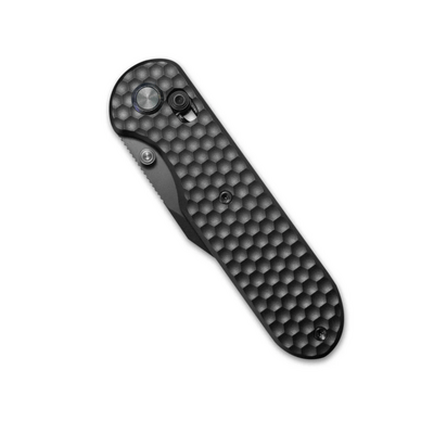 GEO Knife Ethereal Cutter Black DLC M390 Blade Black DLC Ti - KNIFESTOCK