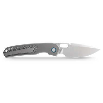 Vosteed Psyop Elmax Satin Gray Titanium A2202 - KNIFESTOCK