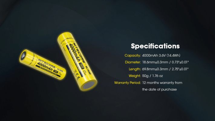 Nitecore NL1840 - KNIFESTOCK