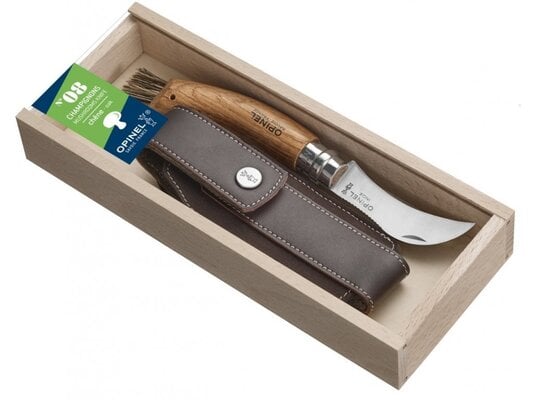 Opinel Viri n ° 08 INOX OAK MUSHROOM SET 001327 - KNIFESTOCK