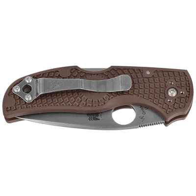 Spyderco Native 5 Lightweight Ruskea CPM 15V SPRINT C41PBN15V5 - KNIFESTOCK