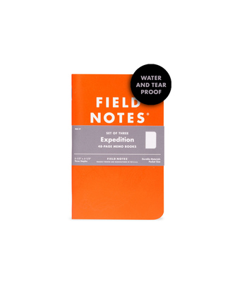 Field Notes Expedition Edition 3-Pack (Dot-graph, imperméable) FNC-17 - KNIFESTOCK
