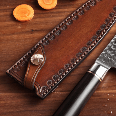 Xinzuo chef knife leather sheath LE01 - KNIFESTOCK