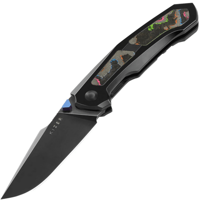 Kizer Frame Lock Feweed Vu Hu?nh Nam Anh S45VN Titanium(Camo Carbon 80s) Ki3694A3 - KNIFESTOCK