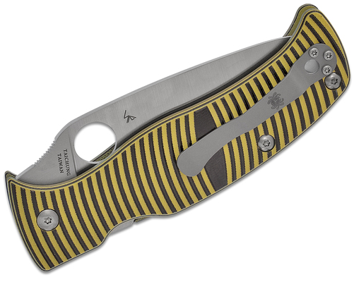 Spyderco Caribbean G-10 Žlutá/Černá LC200N / Tvar listu C217GS - KNIFESTOCK