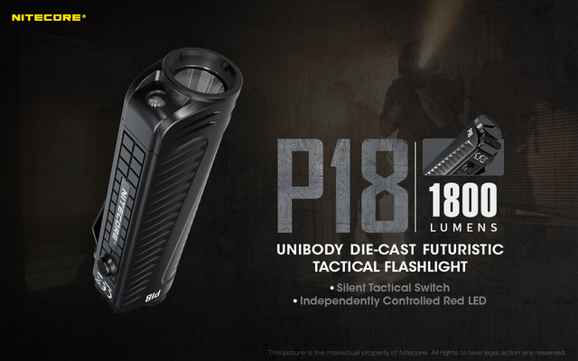 Nitecore flashlight P18 - KNIFESTOCK