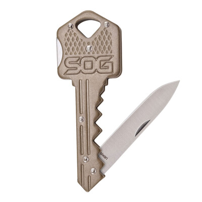 SOG KEY KNIFE BRASS  SOG-KEY102-CP - KNIFESTOCK