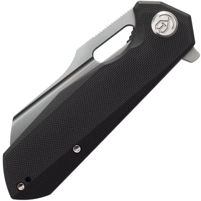 Cubey Atlas Nest Liner Lock Folding Knife Black G10 Handle Ku328a - KNIFESTOCK