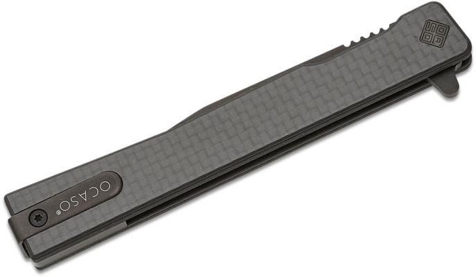 Ocaso Solstice Carbon Fiber + Black / Wharncliffe 8WFB - KNIFESTOCK