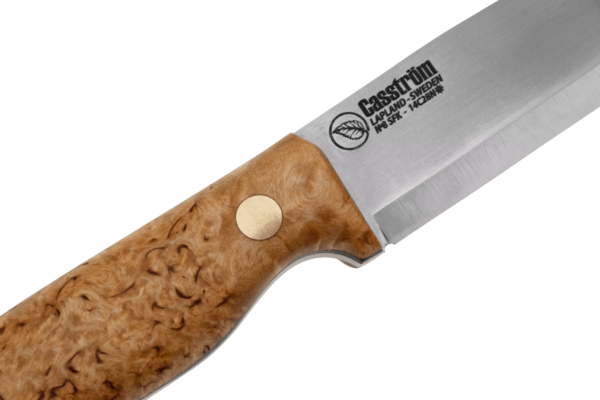 Casstrom No.8 SFK Curly birch CASS-12808 - KNIFESTOCK