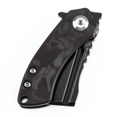 KANSEPT Mini Korvid Black Stonewashed CPM S35VN Liner Lock K3030A13 - KNIFESTOCK