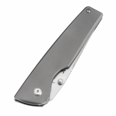 Kansept Chimera Stonewashed CPM S35VN Stonewashed Titanium - KNIFESTOCK