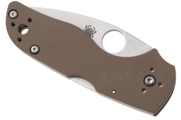 Spyderco Lil' Native Mid Backlock Brown G-10 CPM15V  SPRINT C230MBGPBN15V - KNIFESTOCK