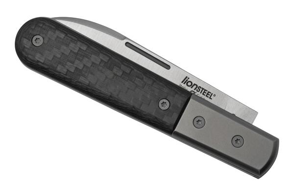 Lionsteel Spear M390 blade,  Carbon Fiber Handle, Ti Bolster &amp; liners CK0111 CF - KNIFESTOCK