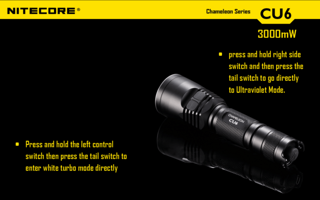 Nitecore flashlight CU6 HUNTING KIT - KNIFESTOCK