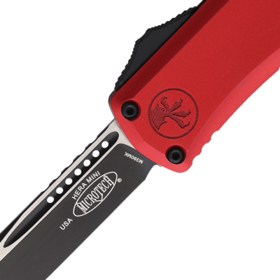 Microtech HERA II MINI RECURVE BLACK STANDARD RED 1703M-1RD - KNIFESTOCK