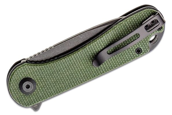 Civivi Elementum Tanto Green Micarta/Black Stonewash D2 C907T-E - KNIFESTOCK