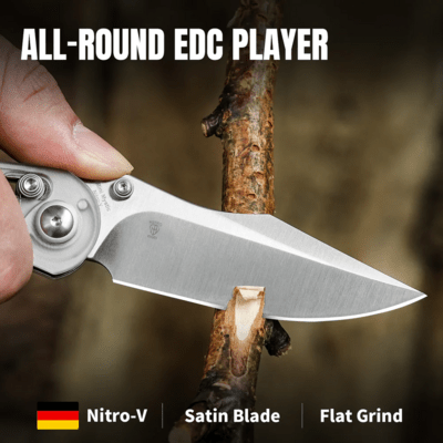 Kizer Clutch Lock Mini Mystic Paul Munko Nitro-V Acrylic+Aluminium V3636A1 - KNIFESTOCK