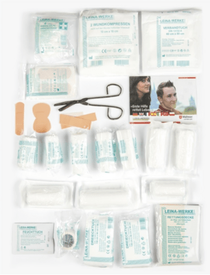 Mil-Tec FIRST AID SET LEINA PRO. 43ks. LG black 16025502 - KNIFESTOCK