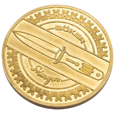 Böker Manufaktur Solingen Coin Messing 09BO770 - KNIFESTOCK