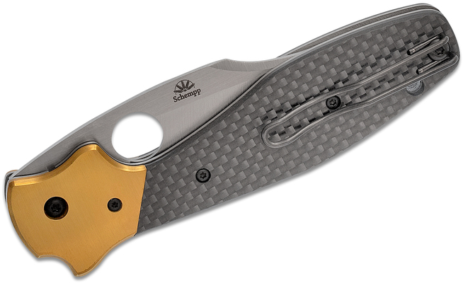 Spyderco Schempp Bowie Hiilikuitu/G-10 Laminaatti C190CFP - KNIFESTOCK