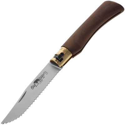 OLD BEAR® M - STAINLESS STEEL, WALNUT HANDLE, SERRATED BLADE 9337/19_LN - KNIFESTOCK
