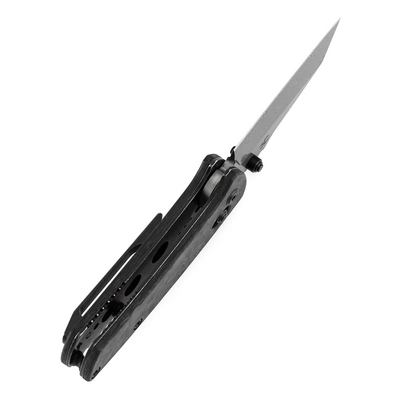 Kansept Little Main Street Damascus Shredded Carbon Fiber K2015V7 - KNIFESTOCK