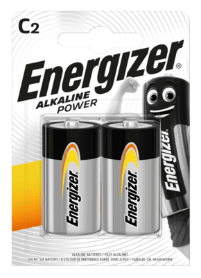 Energizer E302307000 Alkaline Power D 2 St - KNIFESTOCK