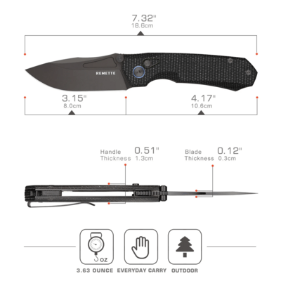 REMETTE  Rhino MC319B Rhino MC319B - KNIFESTOCK