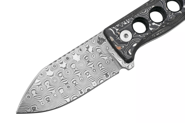 QSP Knife Canary Laminated Damascus, Aluminum Foil CF QS141-E - KNIFESTOCK