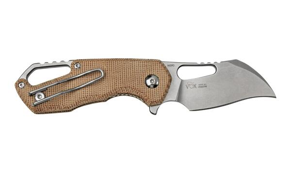 MKM ISONZO M390 Natural canvas micarta BÖHLER M390 MK FX03M-1NC - KNIFESTOCK