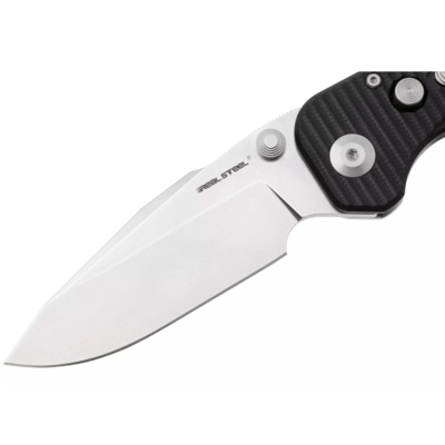 Real Steel folding knife Evolution Ironclad Black G10 stonewash - KNIFESTOCK