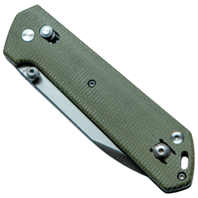 KNFS Böker Plus Kihon Satin, Green Micarta, 14C28N, KNFS Exclusive, Limited Edition 200pcs - KNIFESTOCK