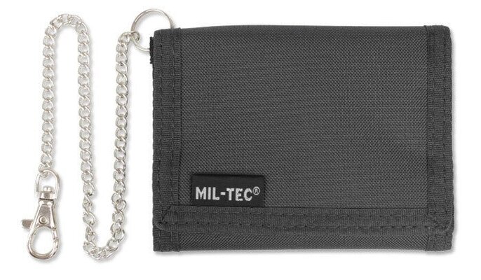 Portefeuille Mil-Tec avec chaîne noir 15811002 - KNIFESTOCK