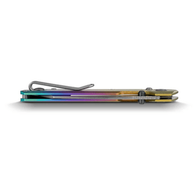 Vosteed Parallel S35VN Stonewash,Iridescent Crackle Titanium - KNIFESTOCK