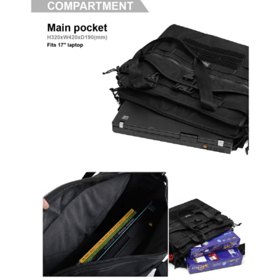 Magforce Tote Bag Black #0482B - KNIFESTOCK