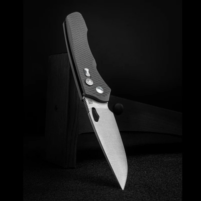 Real Steel Griffin Ultimatum Titan, Vanax Stonewash Button lock RE-7131T1 - KNIFESTOCK